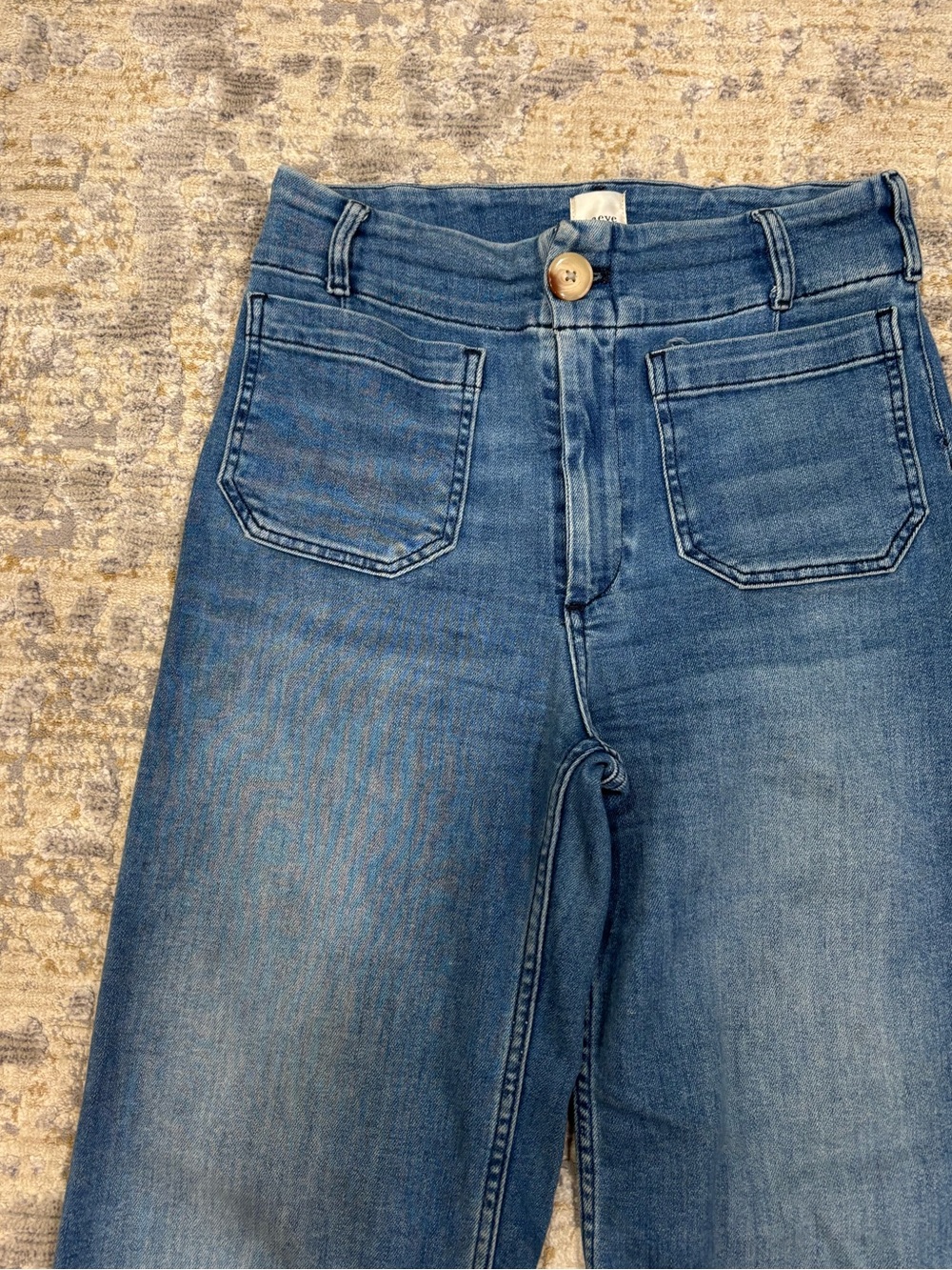 Maeve Colette Wide Leg Crop Jeans - Picture 2 of 7